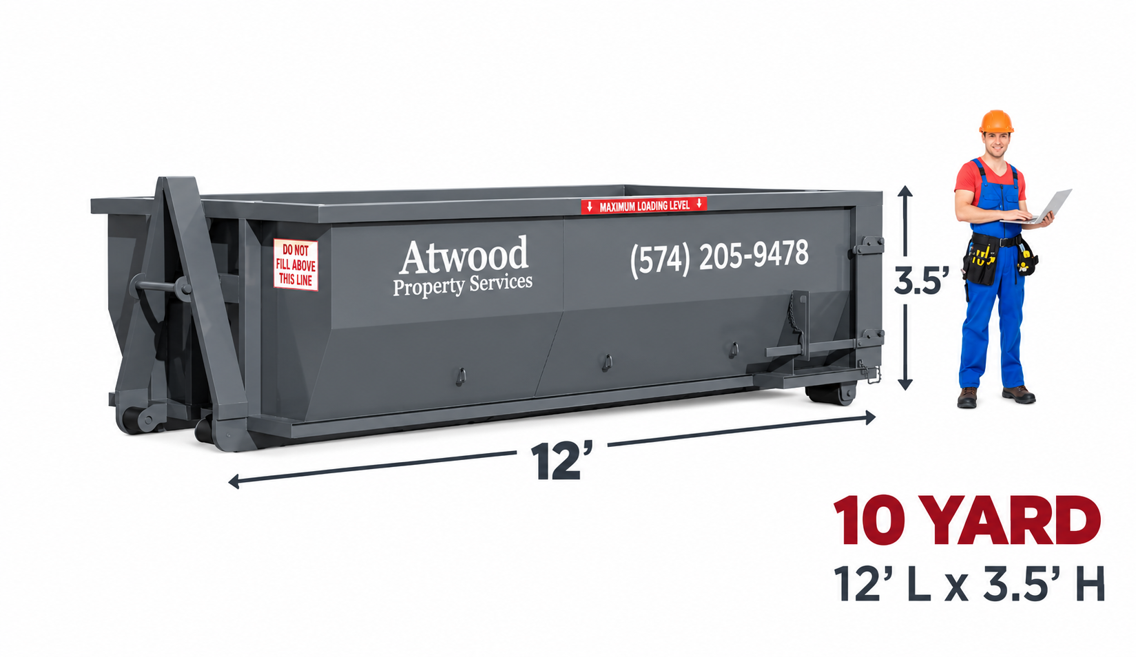 10 Yard dumpster